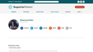 Resource links | Superior Vision