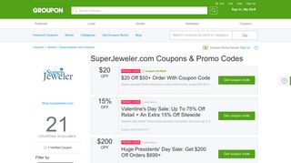 SuperJeweler.com Coupons, Promo Codes & Deals 2019 - Groupon