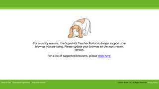 Superkids Teacher Portal