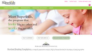 Rowland Reading Foundation | Superkids Reading Program
