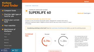 SUPERLIFE KIWISAVER SCHEME - SUPERLIFE 60 | Fund finder ...
