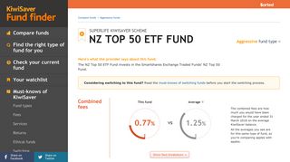 SUPERLIFE KIWISAVER SCHEME - NZ TOP 50 ETF FUND | Fund ...