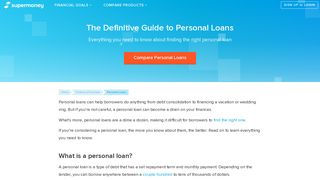Personal Loans | SuperMoney!