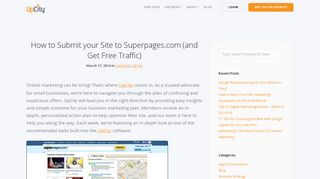 How to Submit your Site to Superpages.com (and Get Free Traffic ...