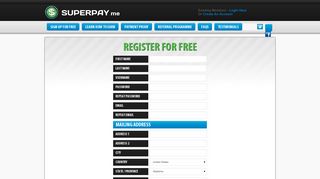 SuperPay.Me - Members - Register