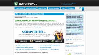 SuperPay.Me - Free Paid Surveys - Make Money Online Free