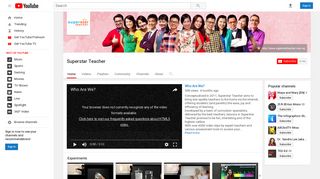 Superstar Teacher - YouTube