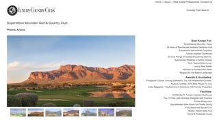 Superstition Mountain Golf Country Club Real Estate AZ