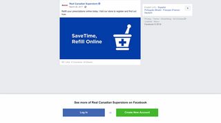 Refill your prescriptions online today.... - Real Canadian Superstore ...
