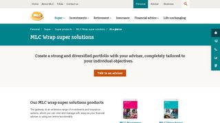 Superannuation - MLC Wrap Super Solutions | MLC Australia