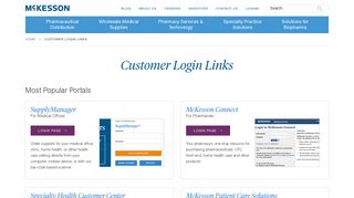 Customer Portal Login Links & Resources | McKesson