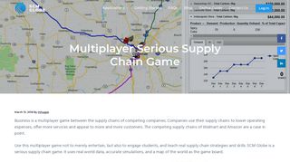 Multiplayer Serious Supply Chain Game | SCM Globe