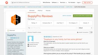 SupplyPro Reviews 2018 | G2 Crowd