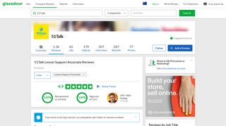 51Talk Lesson Support Associate Reviews | Glassdoor.com.au