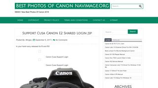 Www Support Cusa Canon Com E2 Shared Login Jsp - Best Photos ...