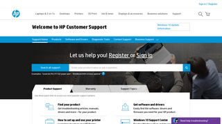 HP Technical Support, Help, and Troubleshooting | HP ... - HP.com