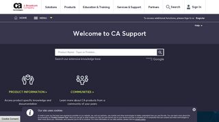 CA Support Online - CA Technologies