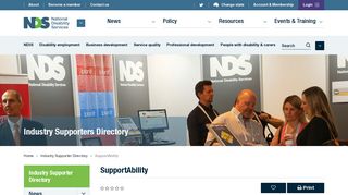 SupportAbility - National Disability Services