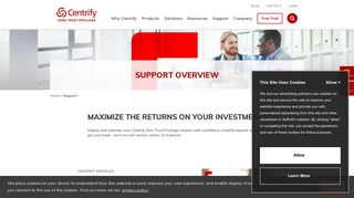 Support Overview | Centrify