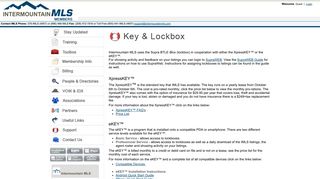 IMLS Members - Key & Lockbox - Intermountain MLS