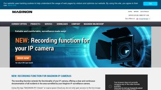 Recording function for your IPC - Maginon