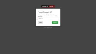 Supreme Today | Login Page