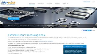 Surcharge Online Processing - Payscout