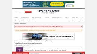 Wizzit bank taken over by Surebank | MyBroadband