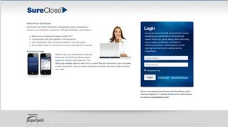 SureClose® Online Transaction Management