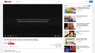 SureFit Video Series: Features of Diabetic Shoe Catalog - YouTube
