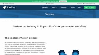 SurePrep Training | Professional Tax Automation Software