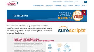 Surescripts | Aprima