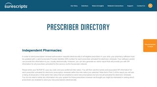 Electronic Prescriber Directory | Surescripts