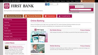 Online Banking: First Bank