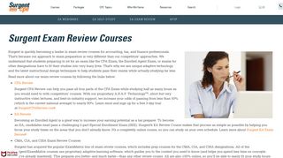 Surgent Exam Review Courses | Surgent CPE