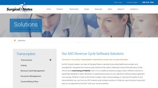 ASC Software Solutions | Surgical Notes