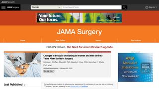 JAMA Surgery – The Art and Science of Surgery - JAMA Network