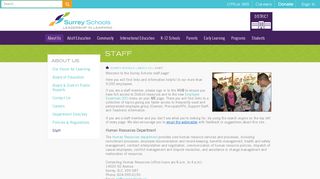 Staff - Surrey Schools
