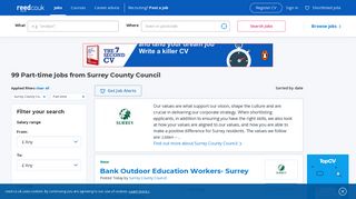 Part-time jobs from Surrey County Council - reed.co.uk
