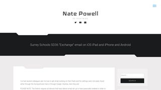 Surrey Schools SD36 “Exchange” email on iOS iPad and iPhone and ...