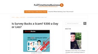 Is Survey Bucks a Scam? Avoid this FAKE Survey Site! | Scam Busting ...