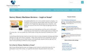Survey Money Machine Reviews - Legit or Scam?