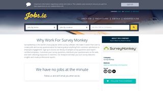 Survey Monkey Careers, Survey Monkey Jobs in Ireland jobs.ie