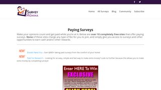 Paying Surveys | Pass Paid Surveys and Get Paid Online at Home