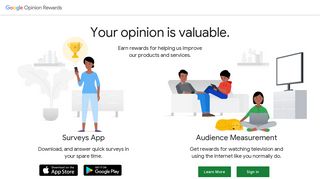 Google Opinion Rewards - It Pays to Share Your ... - Google Surveys