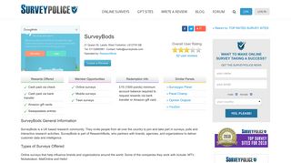 SurveyBods Ranking and Reviews - SurveyPolice
