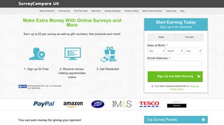 Earn Money Online With Paid Surveys | SurveyCompare UK