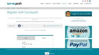 Login to your Surveyeah profile to look up your balance and seriously ...