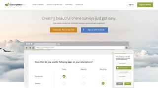 Create Online Surveys, Free & Unlimited, with SurveyHero