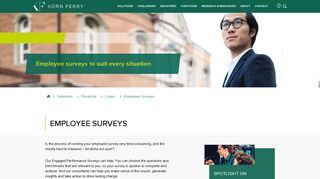 Products: Employee Surveys | Korn Ferry